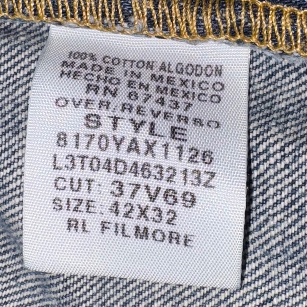 Polo Ralph Lauren | Men's Denim Jeans | Size 42 X 32 - Picture 5 of 10